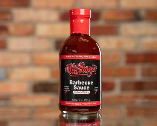 Willboy's Hot and Spicy Barbecue Sauce - 16 ounces image 0