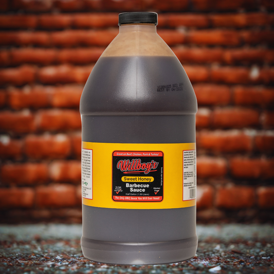 Willboy's Sweet Honey Barbecue Sauce - Half Gallon