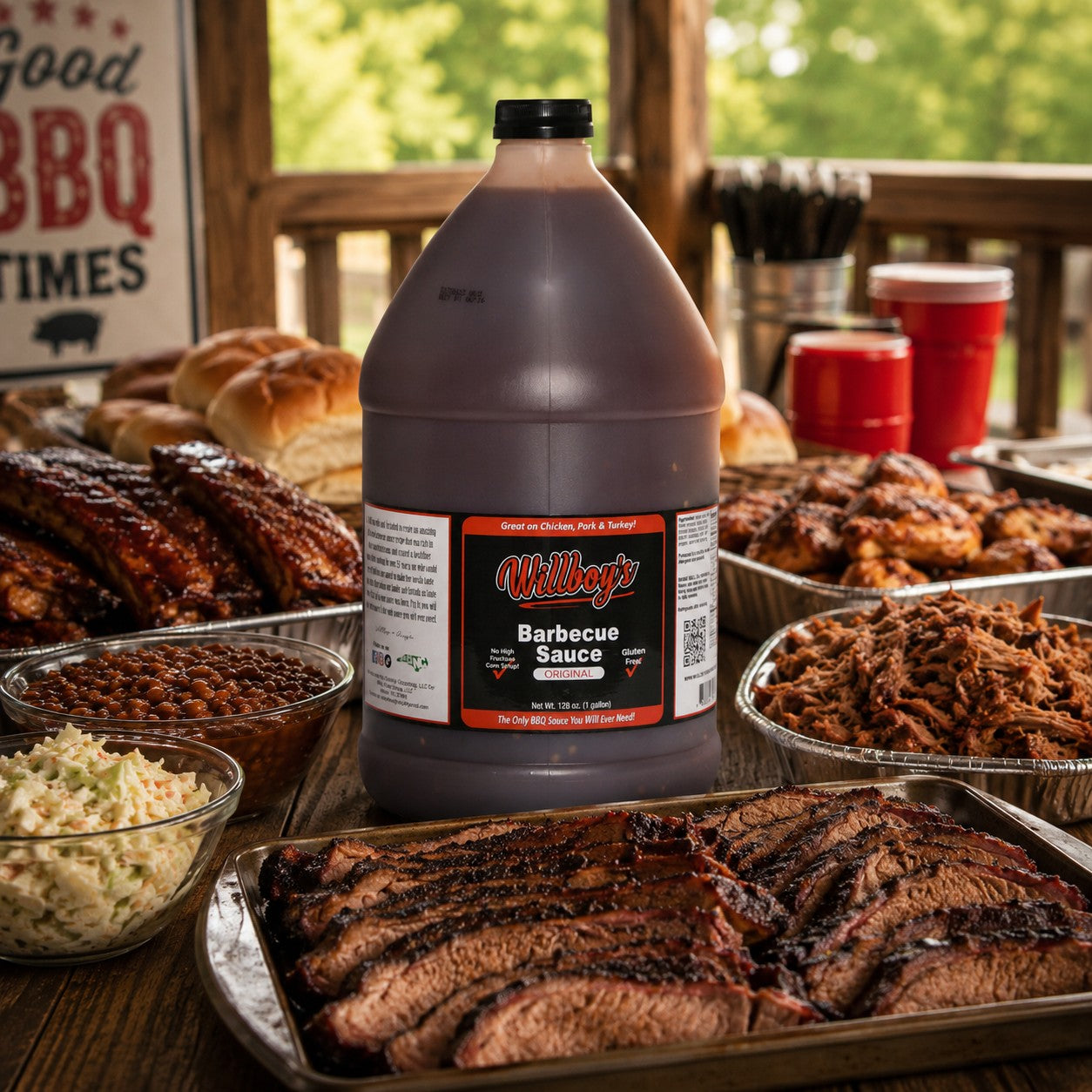 Willboy's Original Barbecue Sauce - Gallon Size